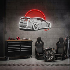 GTR Super Car LED Neon Sign Light Pop Art