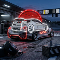GTR Super Car LED Neon Sign Light Pop Art