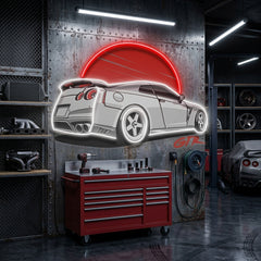 GTR Super Car LED Neon Sign Light Pop Art
