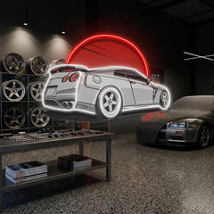 GTR Super Car LED Neon Sign Light Pop Art