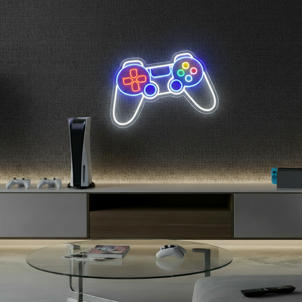 Game Controller Neon Sign Gaming Room Decor Sign - VN03 - Customneonstudio