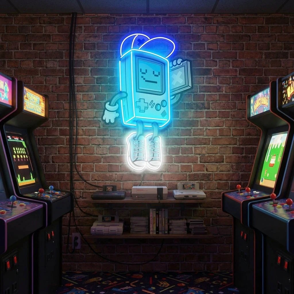 Game Boy Artwork Led Neon Sign Light