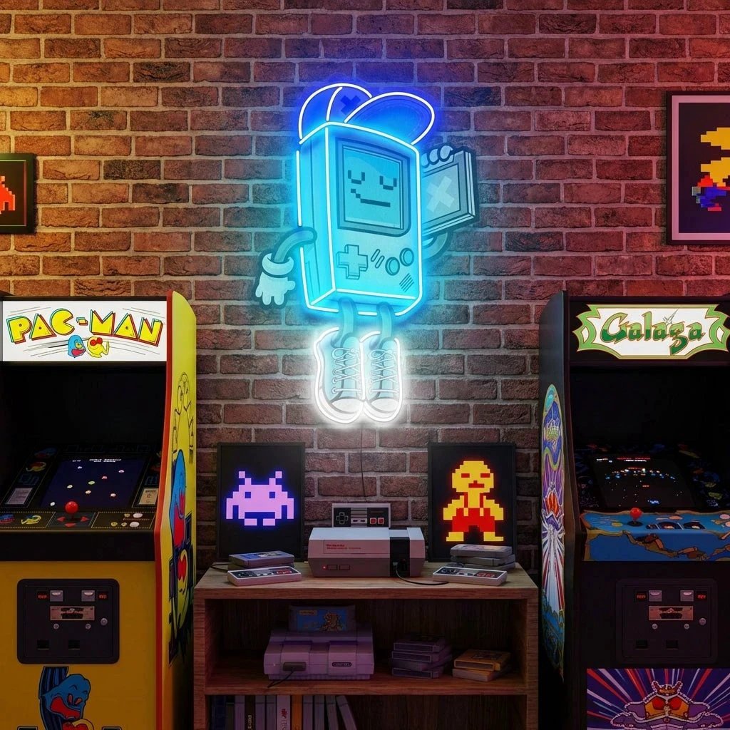 Game Boy Artwork Led Neon Sign Light