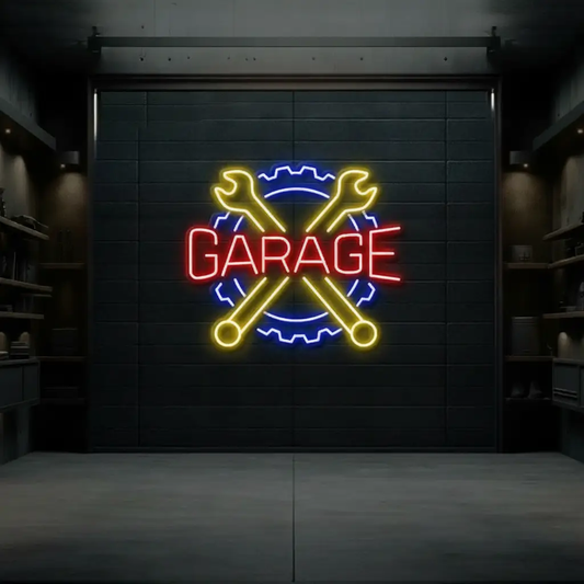 Garage Led Neon Sign for Man Cave Decor Space Decor Light