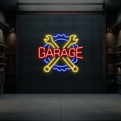 Garage Led Neon Sign for Man Cave Decor Space Decor Light