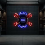 Garage Neon Sign for Men Garage Decor Sign Light
