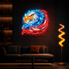 German Eagle Cover by Wings and Feathers Neon Sign Light Artwork