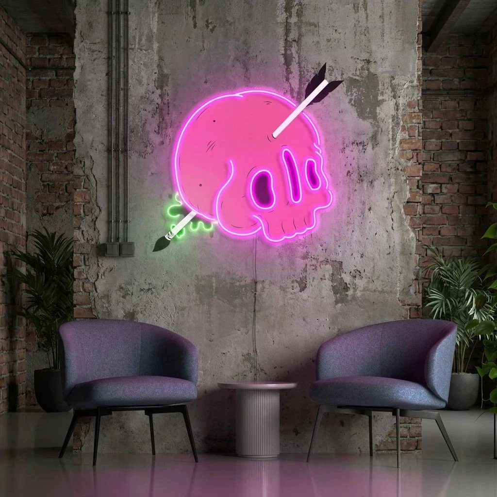 Geskulled Art Work Led Neon Sign Light