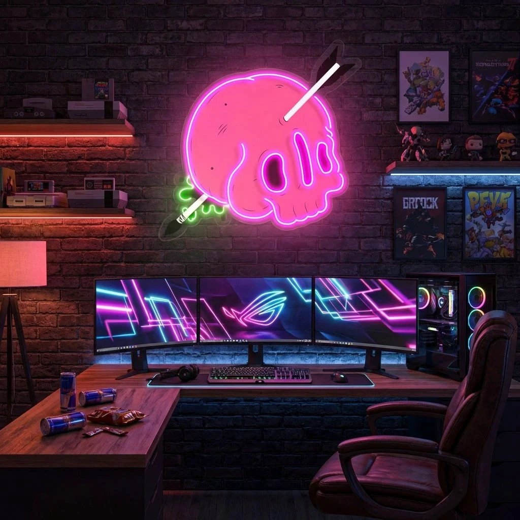 Geskulled Art Work Led Neon Sign Light