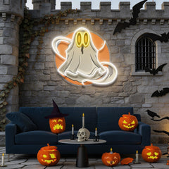 Ghost Halloween Artwork Led Neon Sign Light
