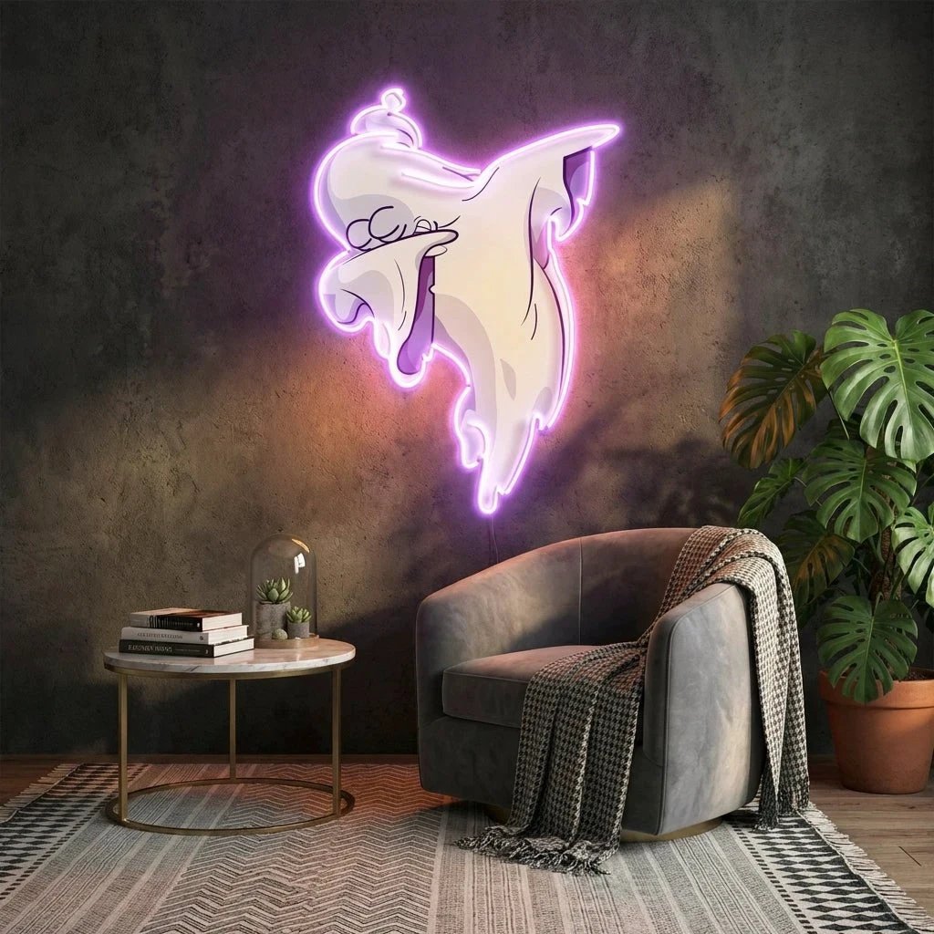 Ghost Dab Art Work Led Neon Sign Light