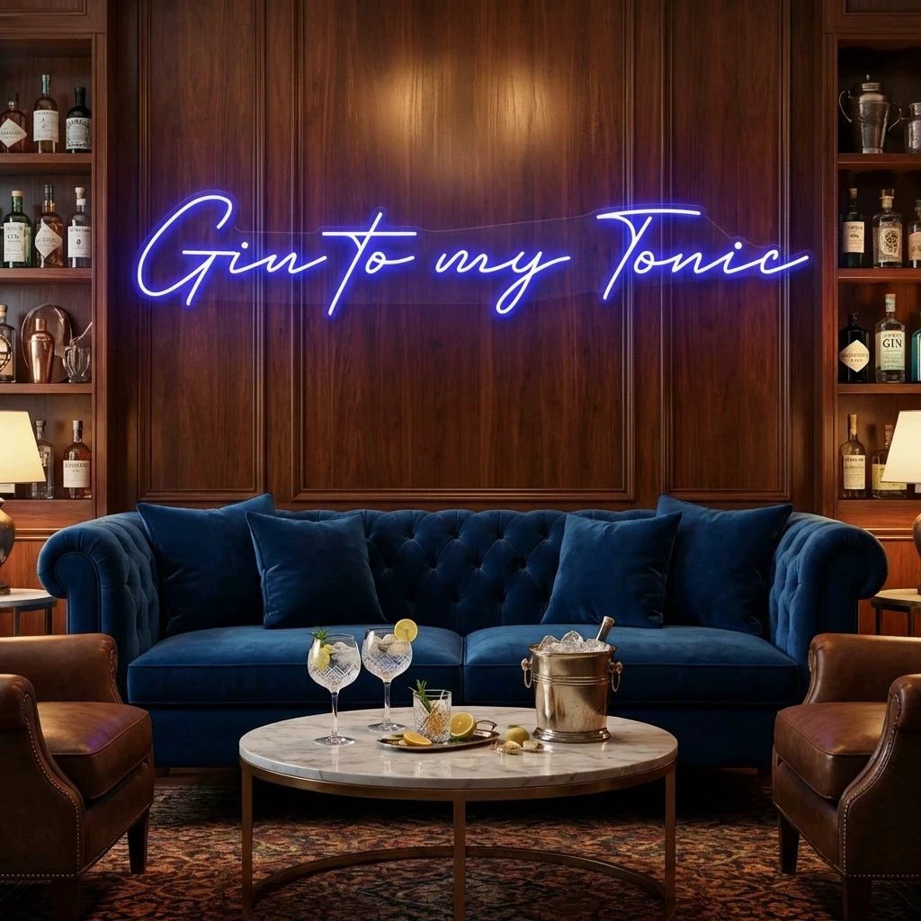 Gin to My Tonic Led Neon Sign Light