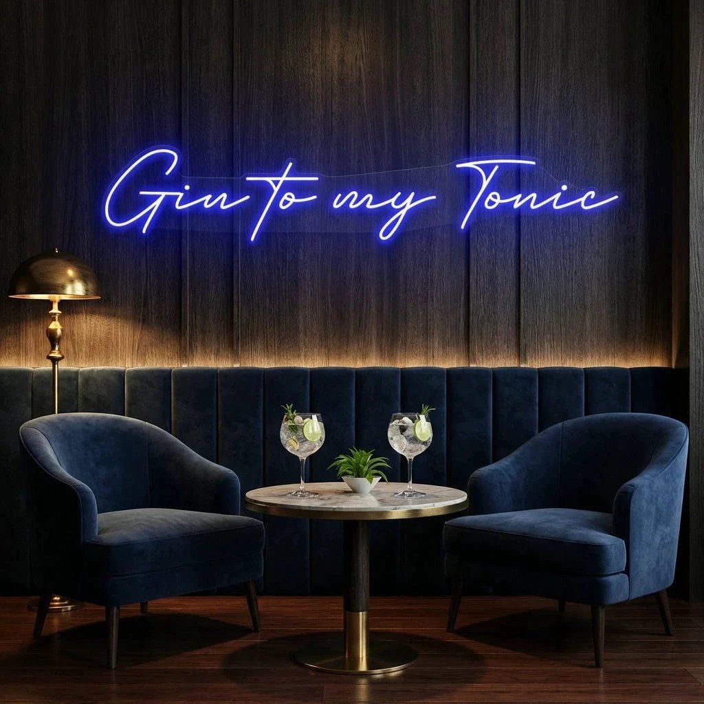 Gin to My Tonic Led Neon Sign Light