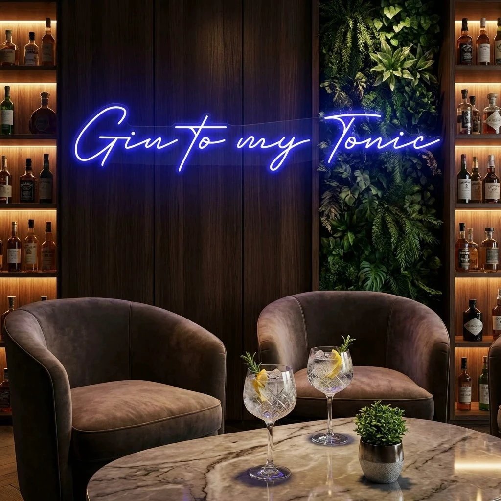 Gin to My Tonic Led Neon Sign Light