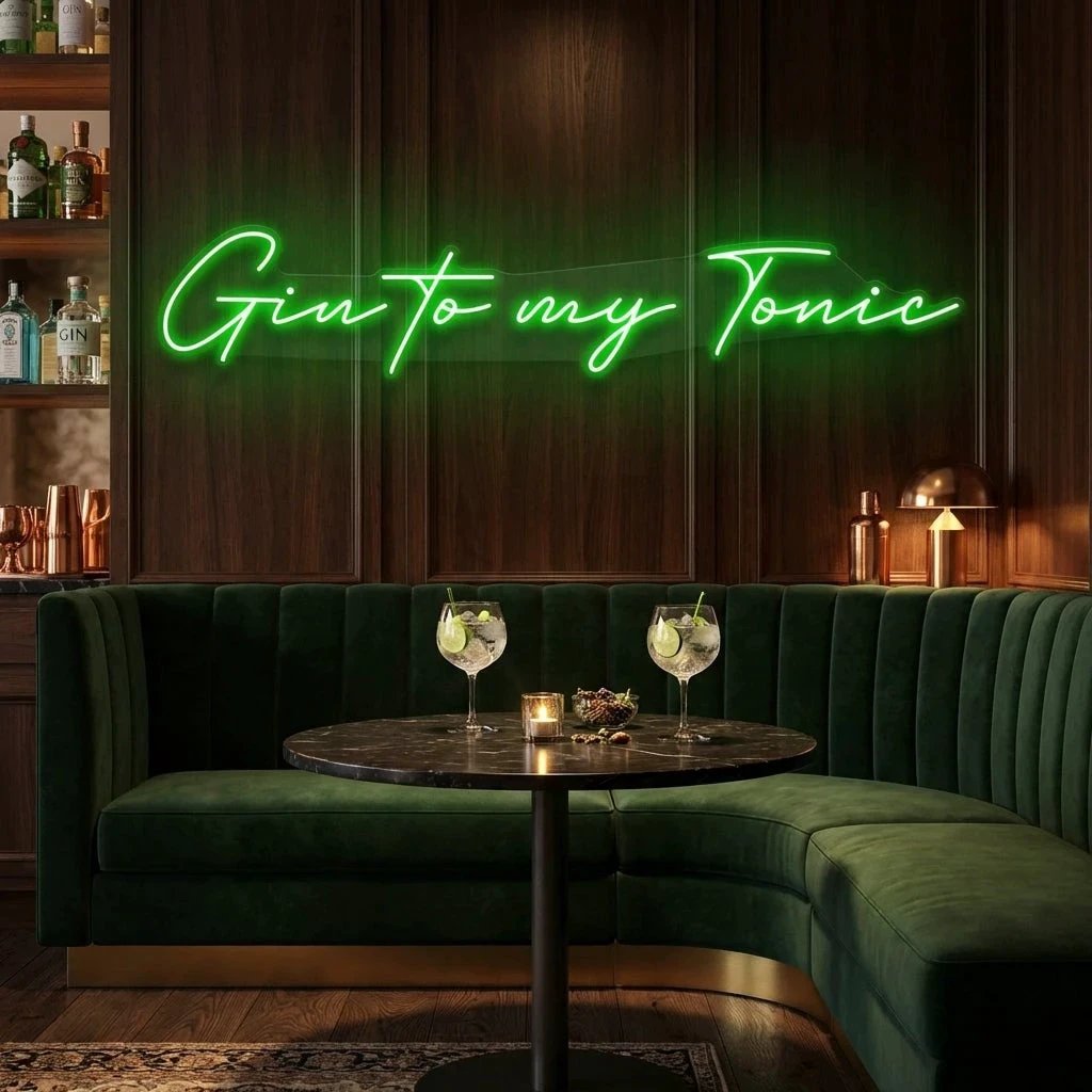 Gin to My Tonic Led Neon Sign Light