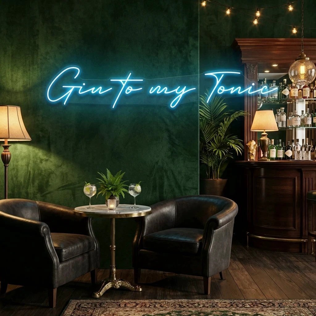Gin to My Tonic Led Neon Sign Light