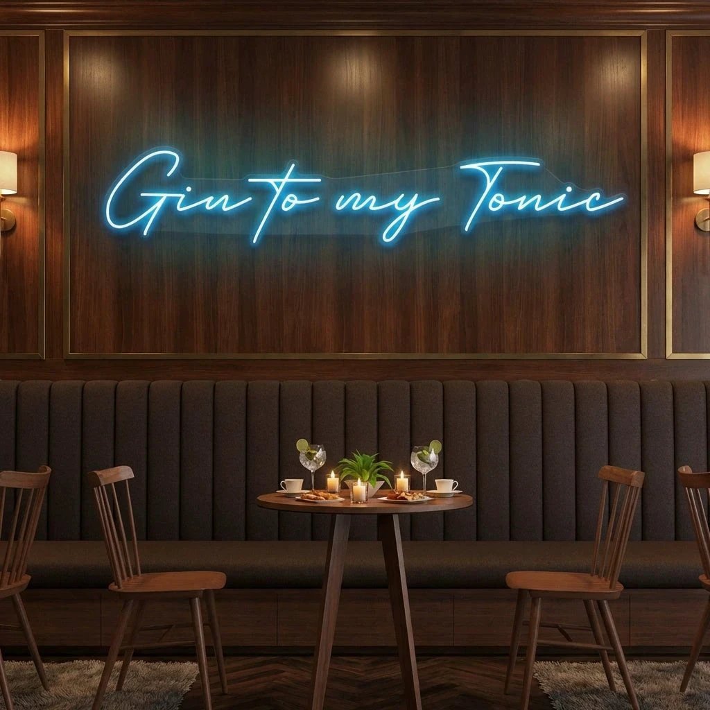 Gin to My Tonic Led Neon Sign Light