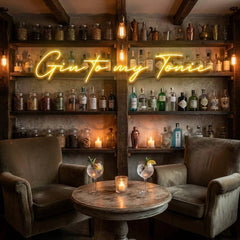 Gin to My Tonic Led Neon Sign Light