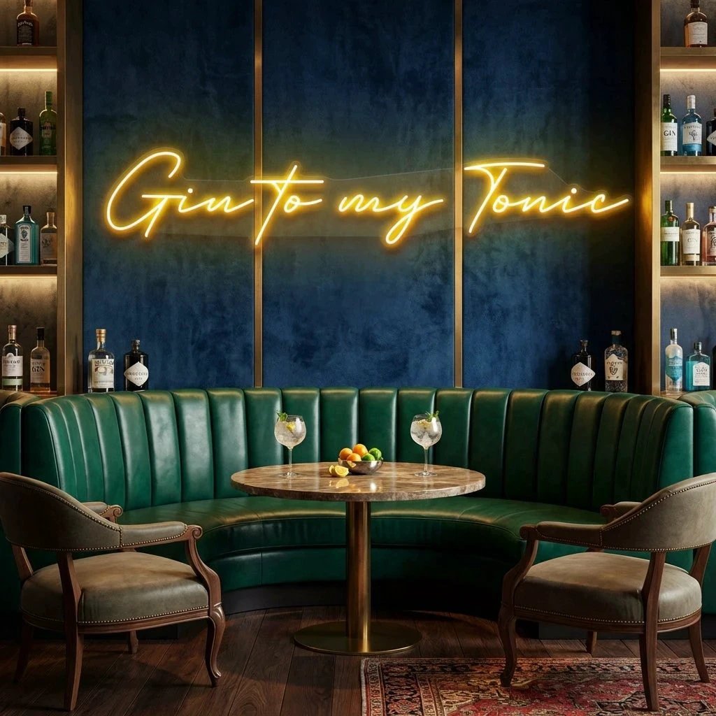 Gin to My Tonic Led Neon Sign Light