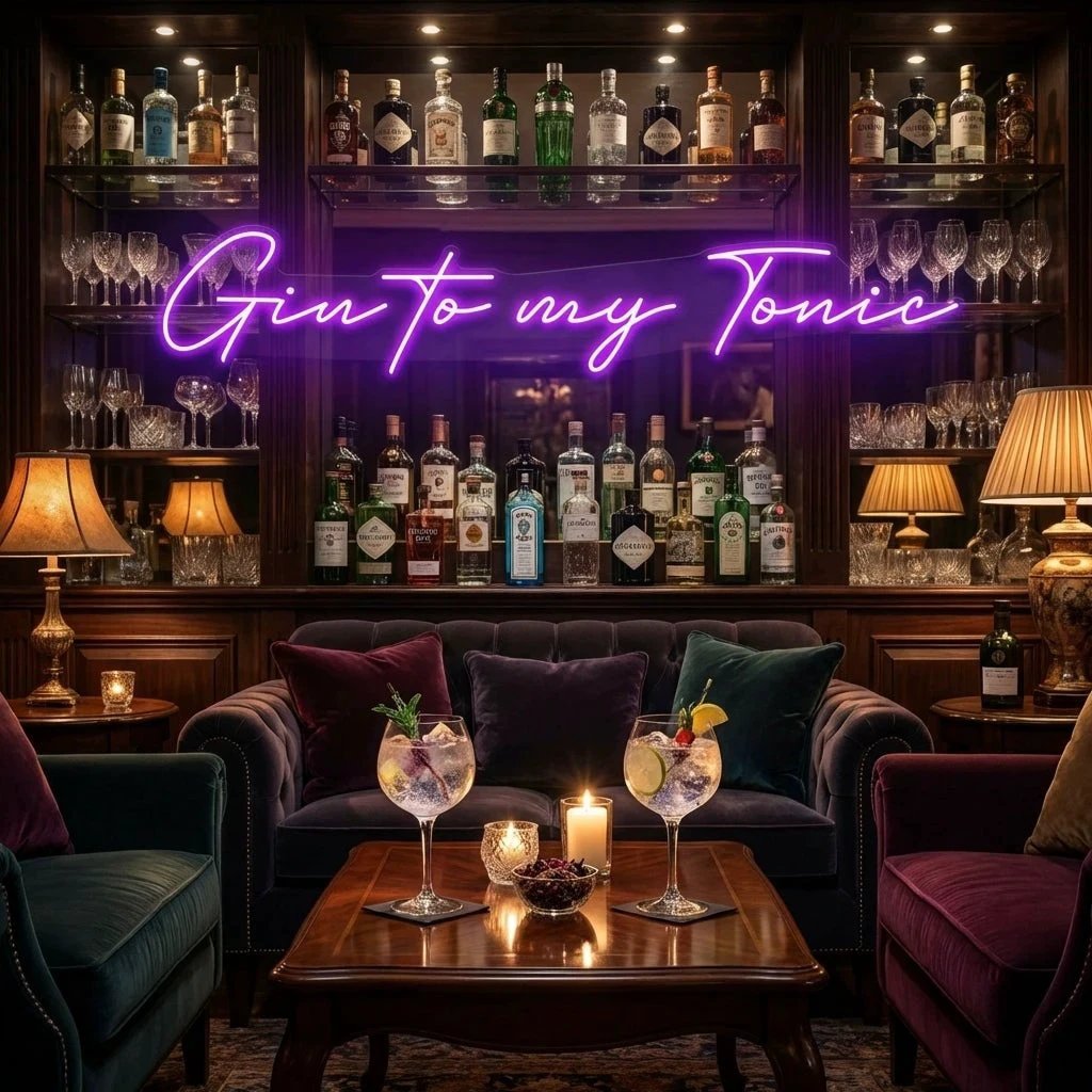 Gin to My Tonic Led Neon Sign Light