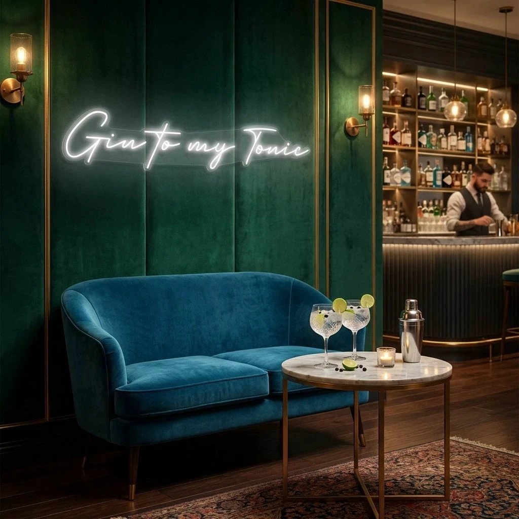 Gin to My Tonic Led Neon Sign Light