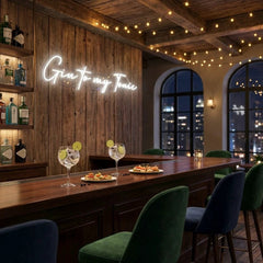 Gin to My Tonic Led Neon Sign Light