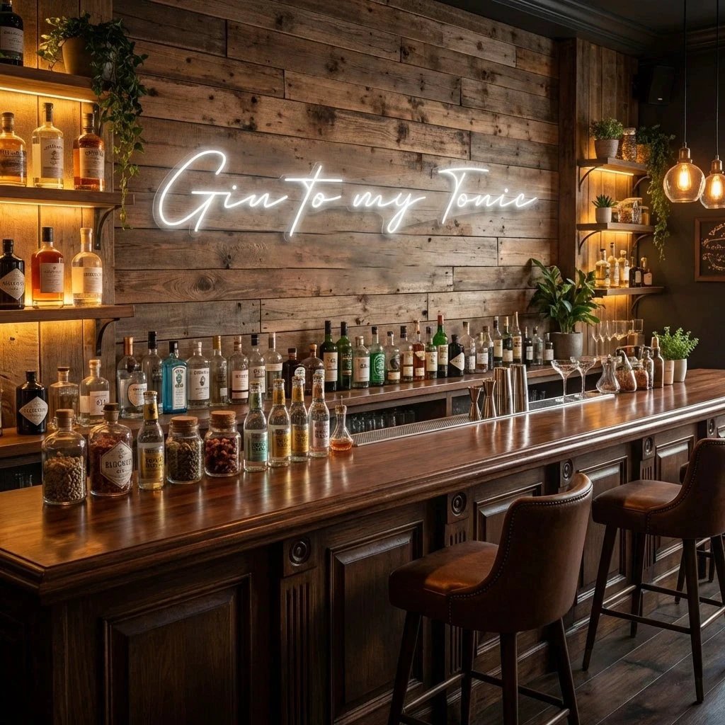 Gin to My Tonic Led Neon Sign Light