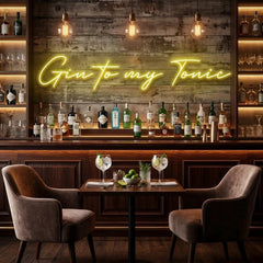 Gin to My Tonic Led Neon Sign Light