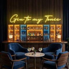 Gin to My Tonic Led Neon Sign Light