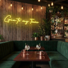 Gin to My Tonic Led Neon Sign Light