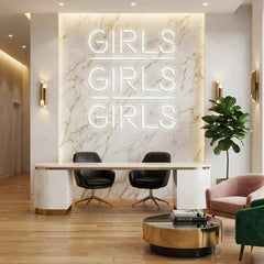 Girls Girls Girls Led Neon Sign Light
