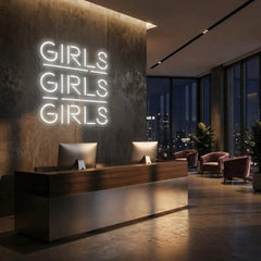 Girls Girls Girls Led Neon Sign Light