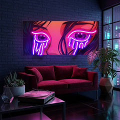 Glow in Her Eyes LED Neon Sign Light Pop Art