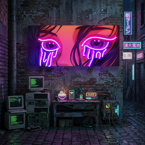 Glow in Her Eyes LED Neon Sign Light Pop Art