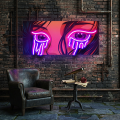 Glow in Her Eyes LED Neon Sign Light Pop Art