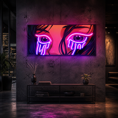 Glow in Her Eyes LED Neon Sign Light Pop Art