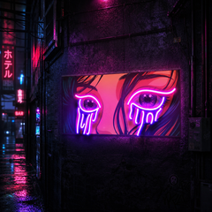 Glow in Her Eyes LED Neon Sign Light Pop Art