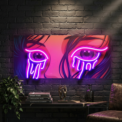 Glow in Her Eyes LED Neon Sign Light Pop Art
