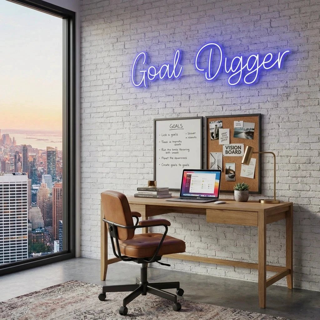 Goal Digger Led Neon Sign Light
