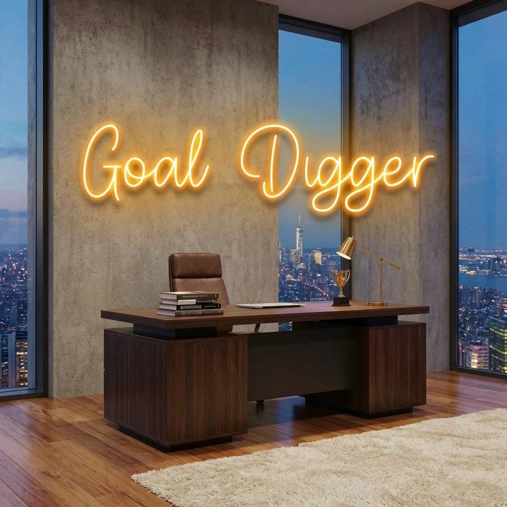 Goal Digger Led Neon Sign Light