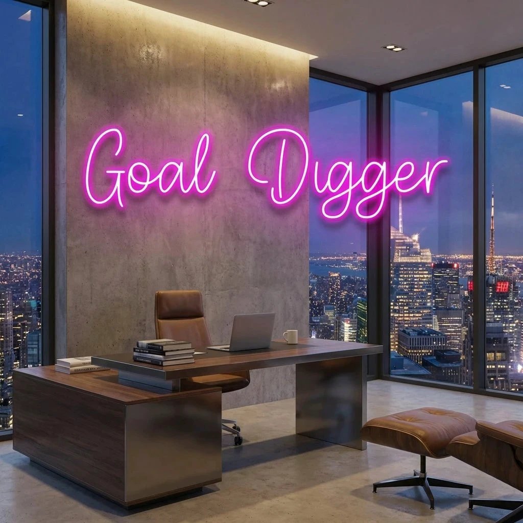Goal Digger Led Neon Sign Light