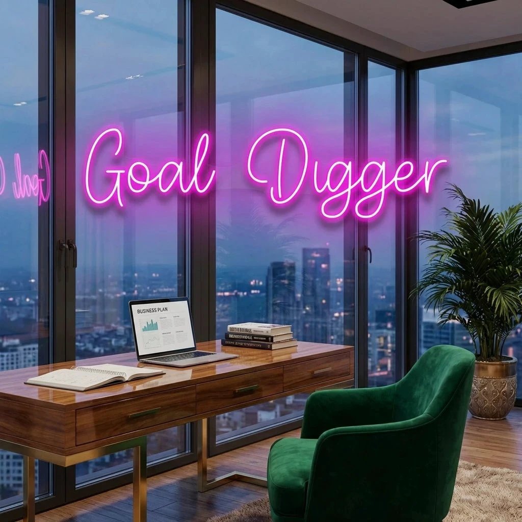 Goal Digger Led Neon Sign Light