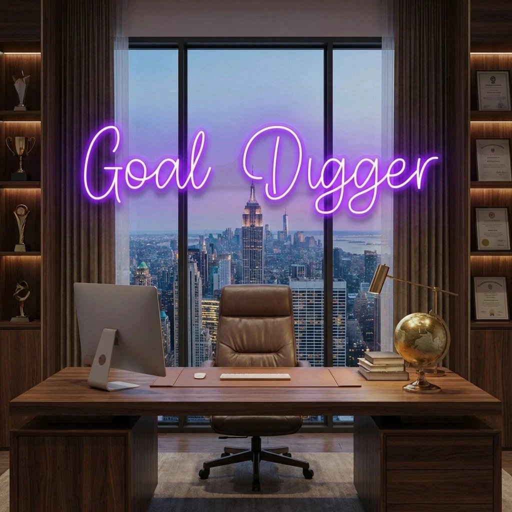 Goal Digger Led Neon Sign Light