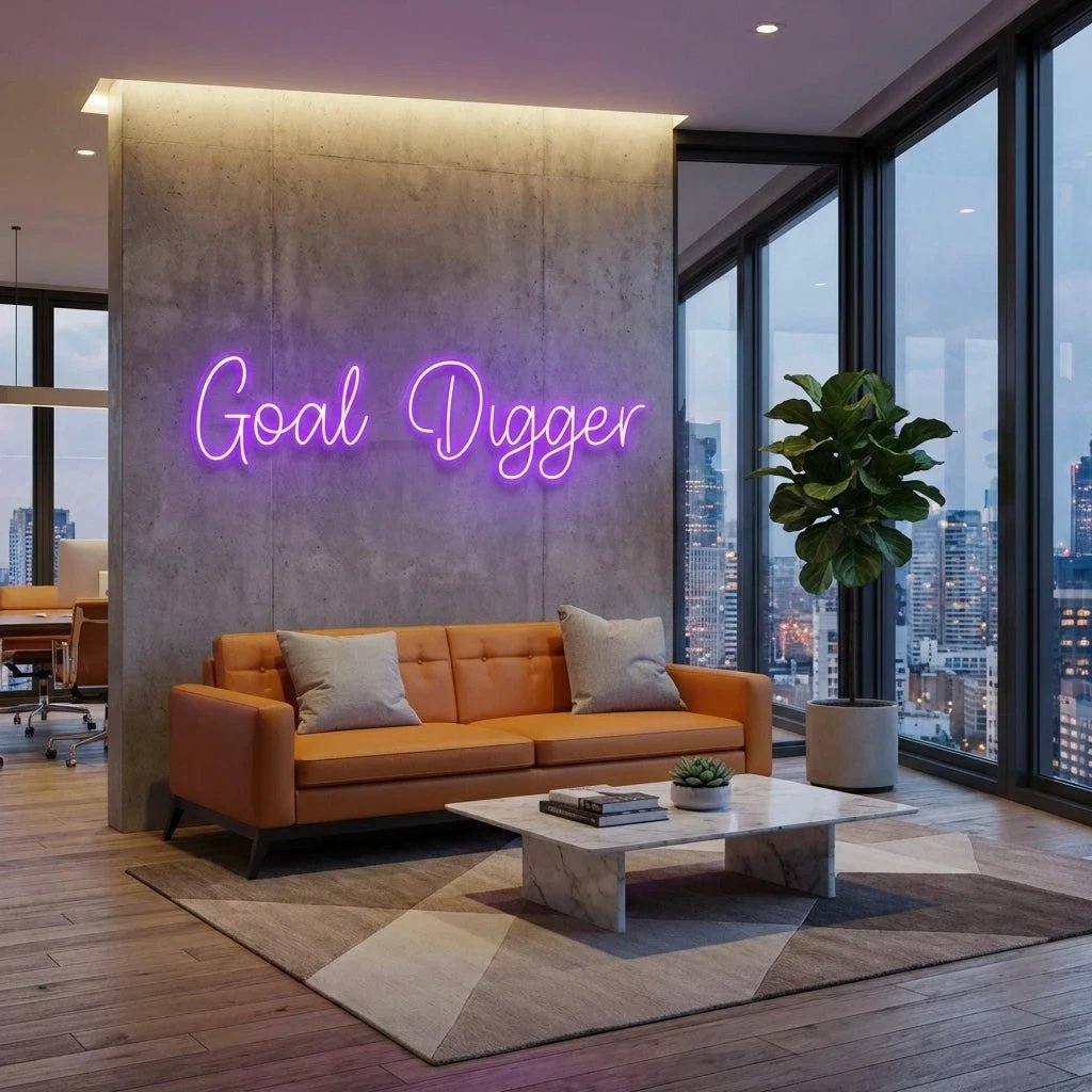 Goal Digger Led Neon Sign Light