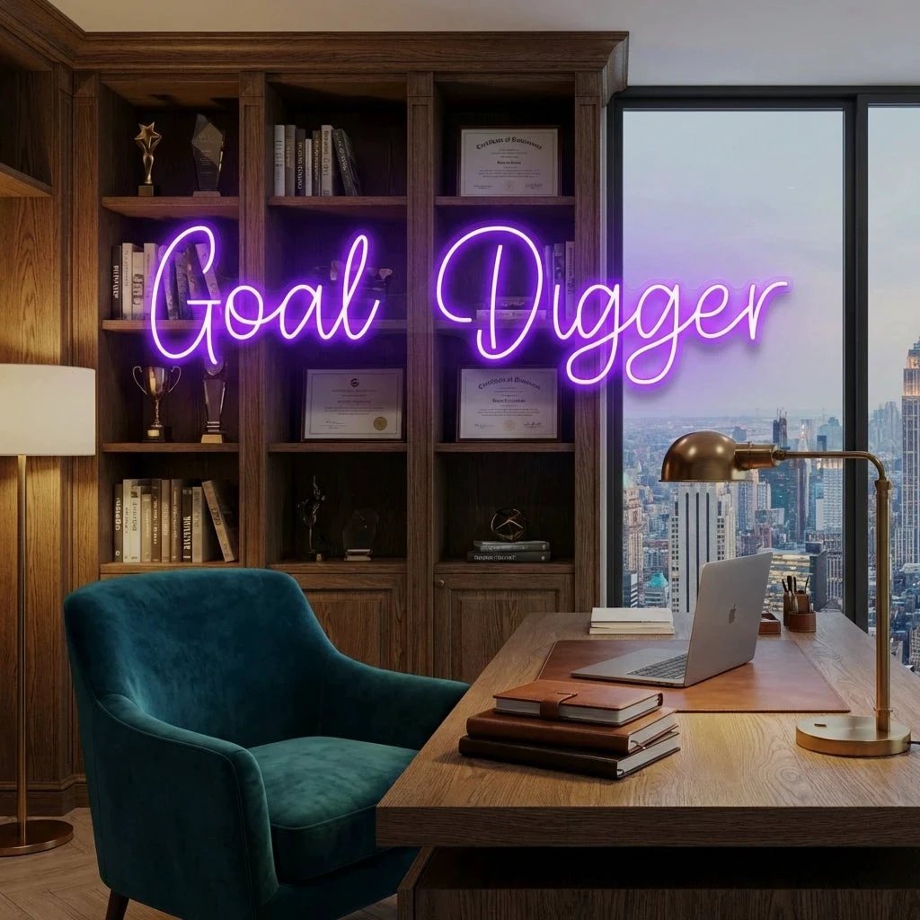 Goal Digger Led Neon Sign Light