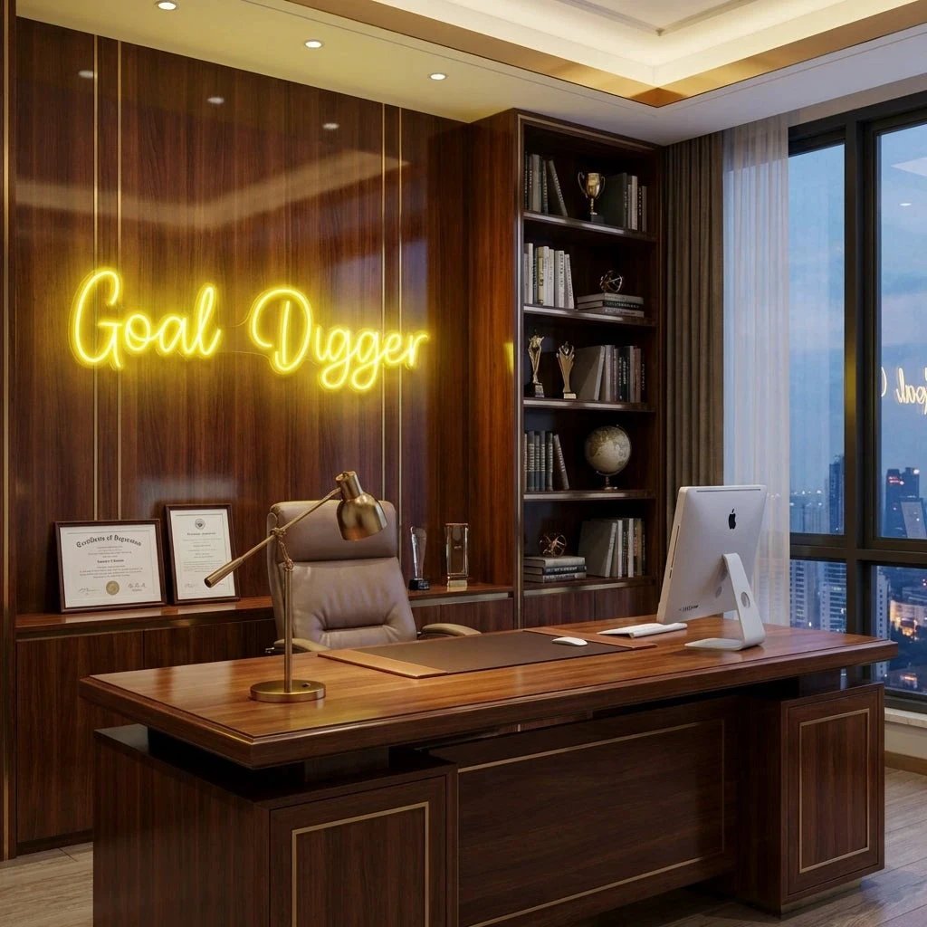 Goal Digger Led Neon Sign Light