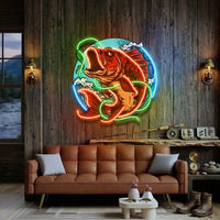 Good Bait Fish LED Neon Sign Light Pop Art
