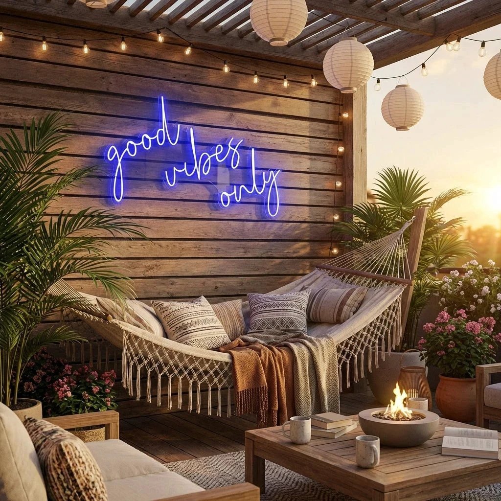 Good Vibes Only 2 Led Neon Sign Light