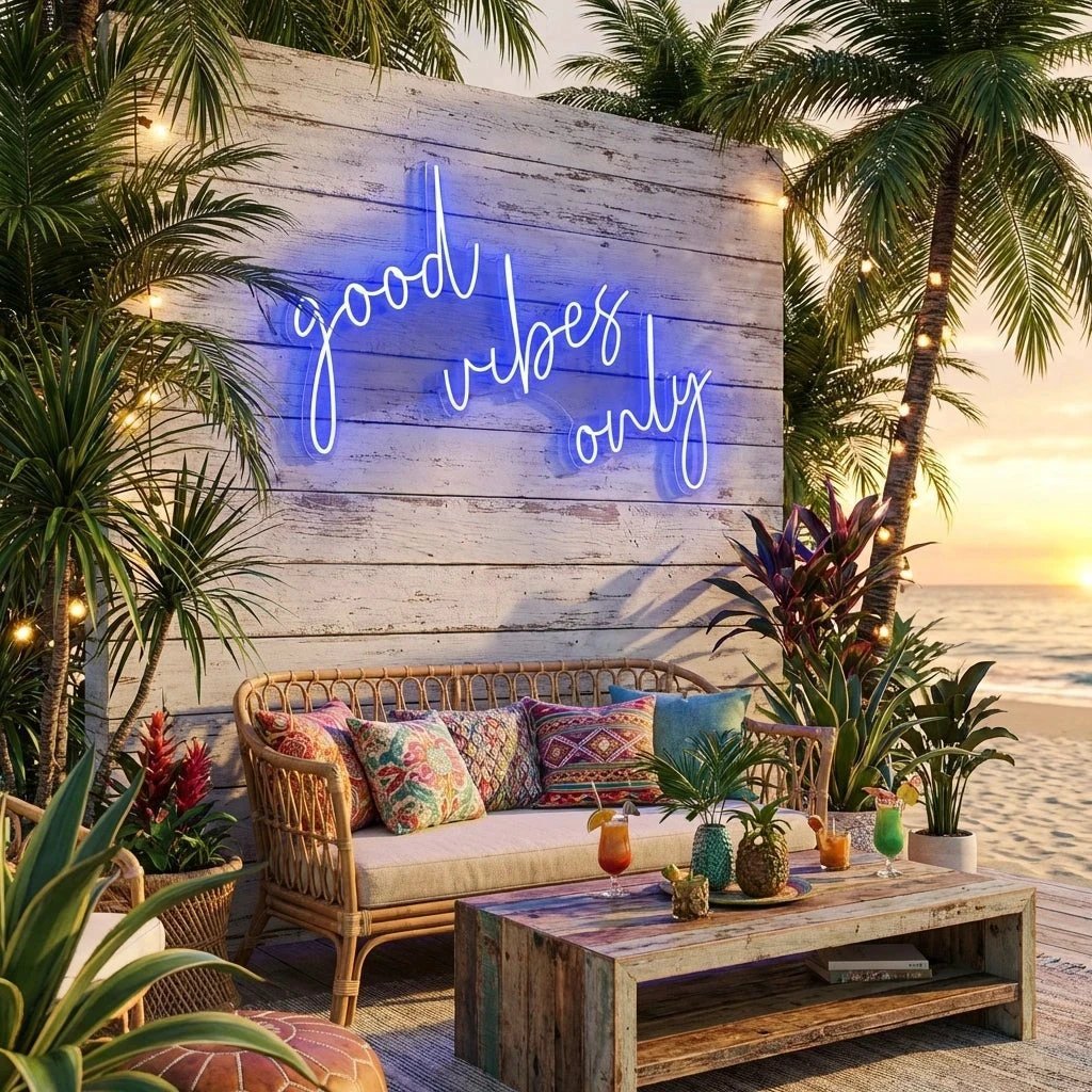 Good Vibes Only 2 Led Neon Sign Light
