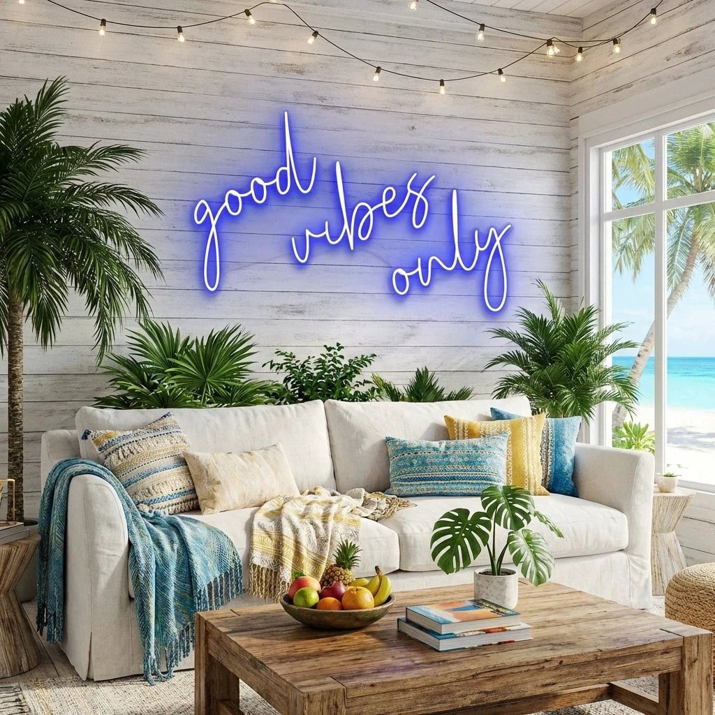 Good Vibes Only 2 Led Neon Sign Light